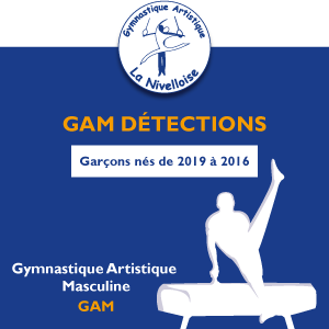 Illustration gymnastique artistique - GAM Détections.